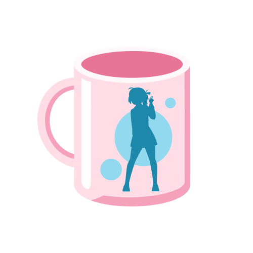 anime cat mug
