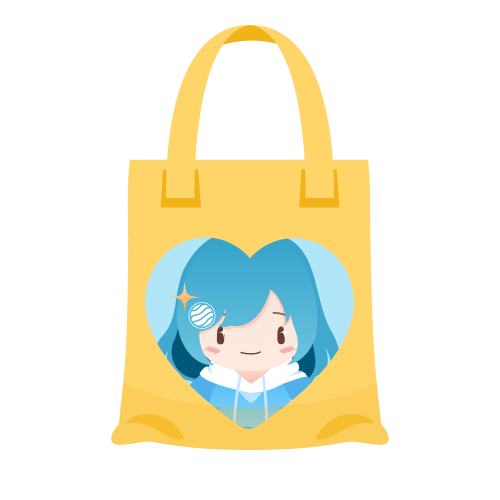 anime cat totebag