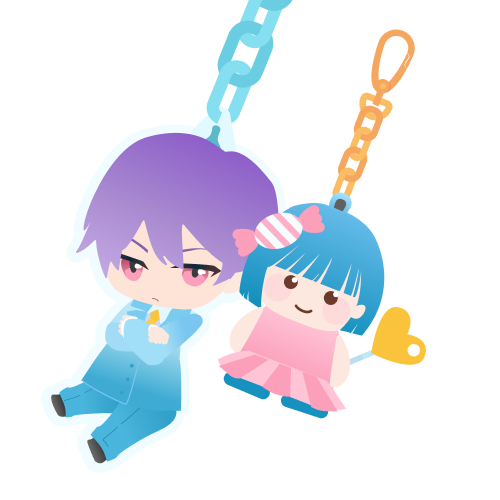 animelp cat keychain