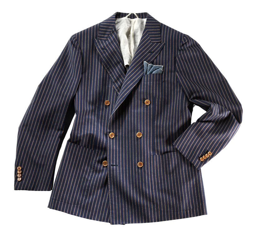 single striped jacket with pinstripes 1
